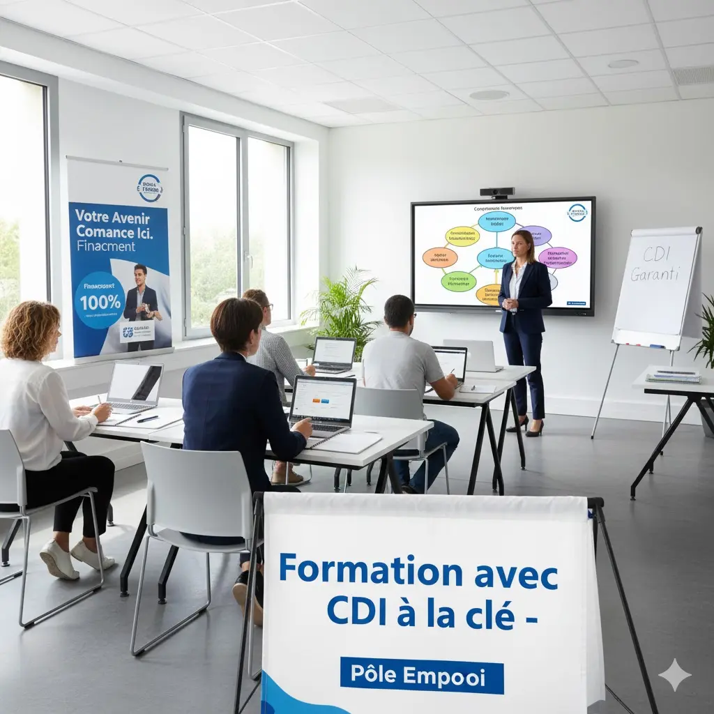 formation avec cdi à la clé pôle emploi